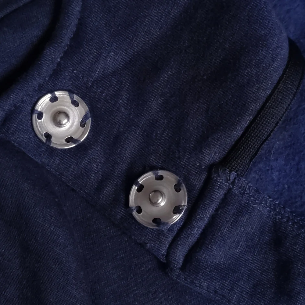 KG Logo Navy Hooded Sweatshirt Grandmothers voice - Picture 7 of 10
